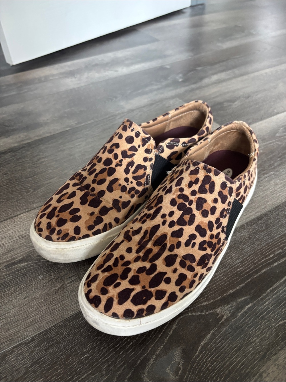 Leopard Print Dr Scholls Slip-On Sneakers - Brown/Tan